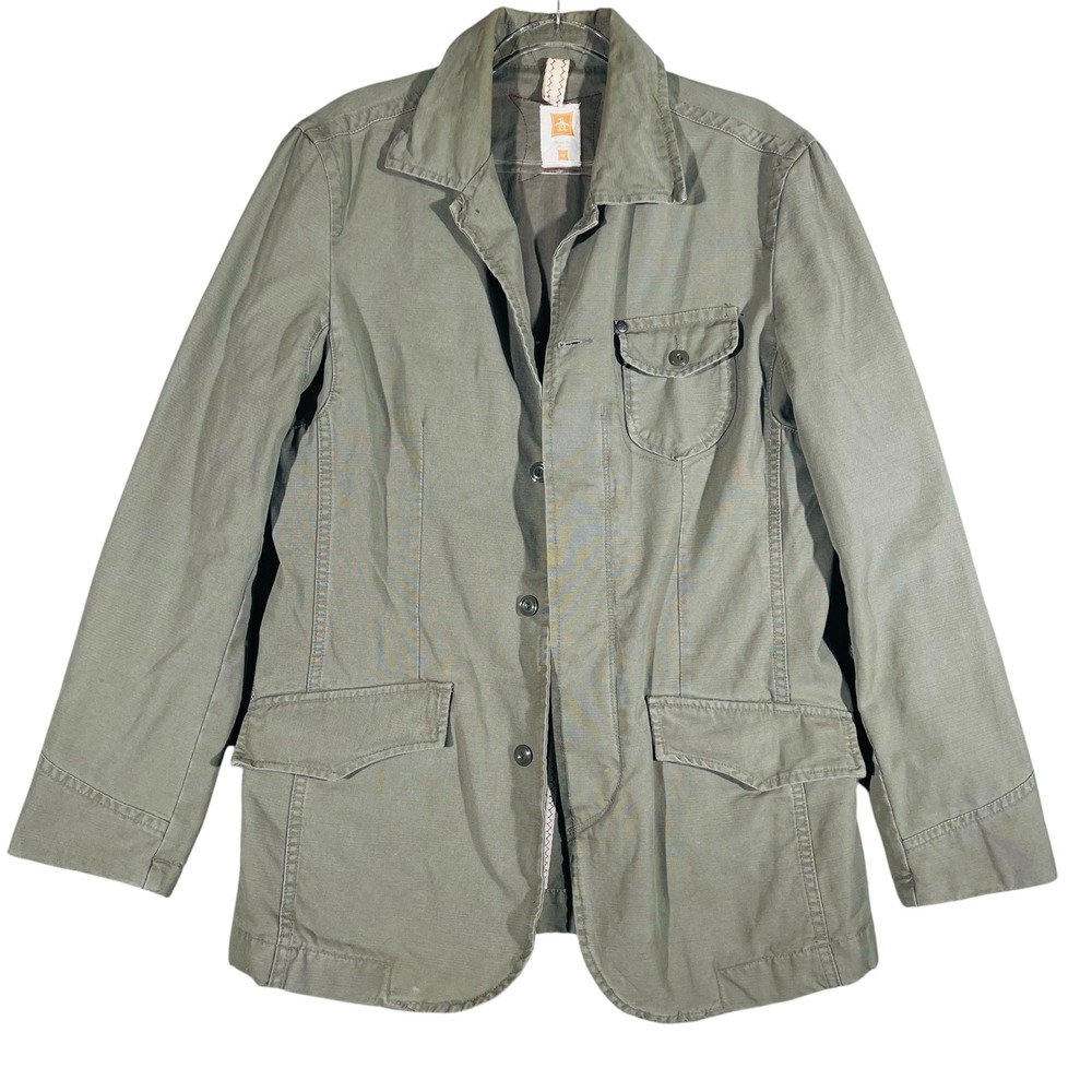 Original Penguin Munsingwear Mens M Field Jacket Olive Cotton Chore Utility